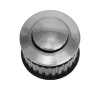 Embedded Furniture Handles and Knobs, Invisible Spring Shake Pulls for Cabinet Door, Zinc Alloy Modern Minimalist Design for Kitchen(Brushed)