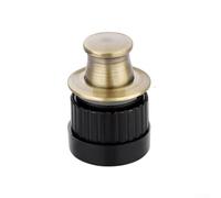 Embedded Furniture Handles and Knobs, Invisible Spring Shake Pulls for Cabinet Door, Zinc Alloy Modern Minimalist Design for Kitchen(Green Bronze)