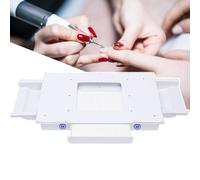 Embedded Nail Art Vacuum Cleaner, Built-In 4 Fans/Powerful Suction/2 Led Switch, No Dust Left Behind, For Nail Salon/Home