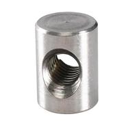 Embedded Nut Barrel Bolts,10pcs M3 Stainless Steel & Cylindrical Pin Dowel Set for Wood Furniture Assembly and Repair(M3x5x10mm)