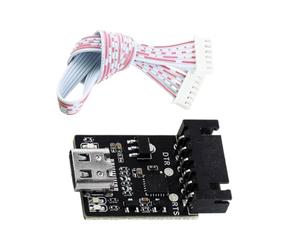 Embedded Project Download Interface with USB Module and Pin Cable Tail for Debug Routine Setup, Learning Exercises, Portable Service Visits Usb Ttl Converter Programmer Board Debug Tool Learner