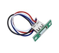 Embedded Wiring USB 2.0 Female Port with Fixed Tail, Connector for Remote Controls, Computer Accessories, Debug Work Usb Female Socket Tail Connector Preattached Wire Green Board Mount Repair Embedded