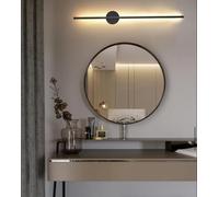 Embellis LED Aluminiun Wall Light - Modern and Sleek Indoor Lighting. Ideal as a Bedside lamp, Perfect for bedrooms, Living Rooms, and corridors, 60 cm Black. 1 Pack