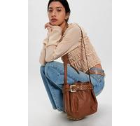 Embellished Belt Bucket Bag at Free People in Cognac - female