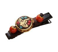 Embellished Handwoven Side Clip Hair Accessory Comfortable Fabric Versatility for Fashion Enthusiasts Unisex Clip