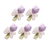 Embellished Handwoven Side Clip Hair Accessory Comfortable Fabric Versatility for Fashion Enthusiasts Party Clip