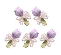 Embellished Handwoven Side Clip Hair Accessory Comfortable Fabric Versatility for Fashion Enthusiasts Women Clip