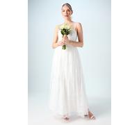 Embellished Lace Bridal Skirt Coast Ivory 12