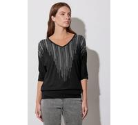 Embellished Neckline Top Star By Julien Macdonald Black 16