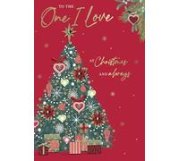 Embellished One I Love Luxury Lavish Keepsake Large Christmas Greeting Card XLB060E