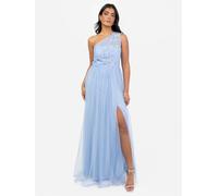 Embellished One Shoulder Maxi Dress Maya Deluxe Blue 8
