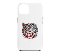 Ember And Tempest Phoenix Dragon Elemental Myth Case for iPhone 13
