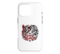 Ember And Tempest Phoenix Dragon Elemental Myth Case for iPhone 16 Pro