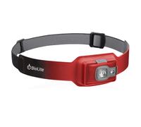 (ember red) Biolite LED Head torch 200 lumen rechargeable - super lightweight no bounce