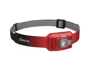 (ember red) Biolite LED Head torch 200 lumen rechargeable - super lightweight no bounce