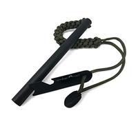 Ember Rock XXL Firesteel Fire Starter - Huge Survival Ferrocerium Rod 152mm x 12.7mm - Paracord Lanyard with Multi Tool Scraper