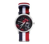 Ember Rose Death Skull Head Fashion Watches Men Women Wrist Watch Outdoor Sports