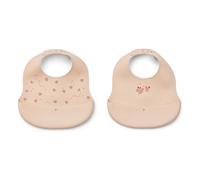 Ember Silicone Bibs - Set of 2 Mini Butterfly/Apple blossom one size