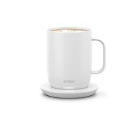 Ember Smart Mug 2 Thermal Mug with Temperature Control, 400 ml, White, 80 Minutes Battery Life, App-Controlled Heated Coffee Mug, Upgraded Design