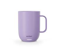 Ember Temperature Control 14oz Smart Mug 2, App-Controlled and Rechargeable Heated Coffee Cup Warmer with Intelligent LED Display, Lavender.
