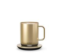 Ember Temperature Control Smart Mug 2, 10 Oz, App-Controlled Heated Coffee Mug with 80 Min Battery Life and Improved Design, Gold