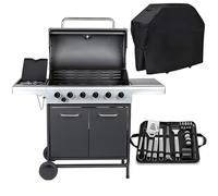 Embermann Prestige 6 Burner Gas Barbecue with Side Burner