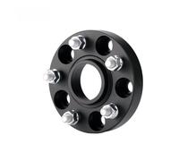 Embers For Jaguar S-TYPE PCD 5X108 CB 63.4mm M12X1.5 Wheel Spacers Black Forged Aluminum Hub Adapter 2 Piece Wheel spacers(2PC Black 25mm)