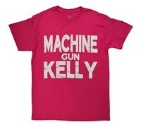 Embers Logo T Shirt Machine Gun Kelly Pink M