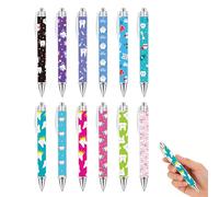 Embhlitfe 8 Pack Pink Pens,Cute Retractable 1.0mm Fine Tip Pink Pens Black Ink with Bows,Back to School,Cute Stationary for Student Note Taking,Writing,Office Supplies Valentine's Day gift (4)