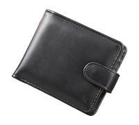 Embhlitfe PU Leather Wallet for Men, Slim Mens Wallet with Multiple Card Slots ID Window Cash Pocket Durable Everyday Carry Mens Wallets with Leather-Finish Ideal as a Gift for Men (Black)