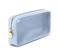 Embla Clear Makeup Bag for Women with Zipper Pouch, Clear Cosmetic Bag Organizer for Traveling, TSA Approved Travel Toiletry Bag, Travel Accessories Essentials, Large Makeup Bag for Purse - Black,