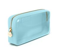 Embla Clear Small Makeup Bag for Purse Cute Mini Make Up Nylon Organizers Tiny Cosmetic Bags for Women Girls Little Toiletry Travel Pouches Zipper Skincare Pouch Organizer, Cotton Candy, S, Clear