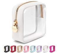 Embla Clear Zipper Makeup Bag, Travel Toiletry Bag, Cosmetic Organizer, Women's Makeup Bag for Purse