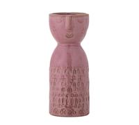 Bloomingville Embla Vase, Stoneware, Pink, 6cm Diameter, Home Decor