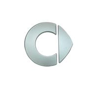 Emblem Badge Decal Logo for Smart 450 451 453 Fortwo ForFour, Badge Metal Emblem Sticker Letters for Car Logo, Emblem Sign Letters Badge Logo Accessories,A