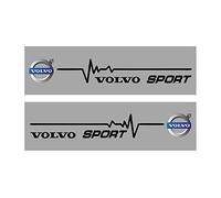 Emblem Badge Decal Logo for Volvo 3D, Badge Metal Emblem Sticker Letters for Car Logo, Emblem Sign Letters Badge Logo Accessories,B black