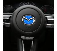 Emblem Badge Decal Logo Sticker for Mazda 2, Car Emblems Decals Sticker Badge Decoration Accessories,Blue