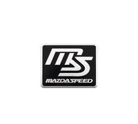 Emblem Badge Decal Logo Sticker for Mazda 3 2004-2011, Car Emblems Decals Sticker Badge Decoration Accessories,F
