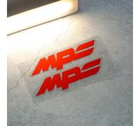 Emblem Badge Decal Logo Sticker for Mazda CX-60 CX60 2022 2023 2024, Car Emblems Decals Sticker Badge Decoration Accessories,Red