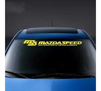 Emblem Badge Decal Logo Sticker for Mazda CX-80 2024, Car Emblems Decals Sticker Badge Decoration Accessories,Yellow