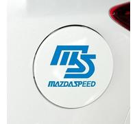 Emblem Badge Decal Logo Sticker for Mazda Demio (DY) 2003-2007, Car Emblems Decals Sticker Badge Decoration Accessories,Blue