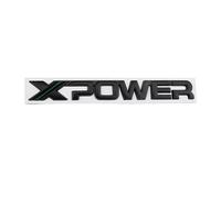 Emblem Badge Decal Logo Sticker for MG MG4 EV XPower 2023 2024, Car Emblems Decals Sticker Badge Decoration Accessories,Type A-Black 1