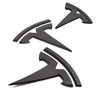 Emblem Cover Compatible with Model Y 2024 2023 2022 2021 2020 Accessories 3 PCS