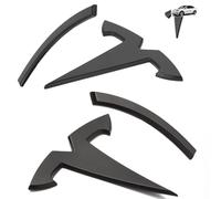 Emblem Cover Compatible with Model Y 2024 2023 2022 2021 2020 Accessories 3 PCS