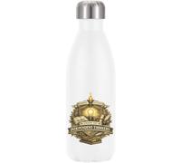 Emblem for Thought and Knowledge Vacuum Insulated Thermal Water Bottle White
