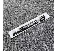 Emblem Letters for Mazda 3 Mazda 6 2018 2017 2016 2015 2014 2013,Rear Trunk Emblem Logo Badge Letters Sticker Decal Rear Tailgate Side Fender Nameplate 3M Adhesive ABS Car Decoration Accessories