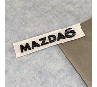Emblem Letters for Mazda 6 Sedan 2025 2024 2023 2022,Rear Trunk Emblem Logo Badge Letters Sticker Decal Rear Tailgate Side Fender Nameplate 3M Adhesive ABS Car Decoration Accessories,Carbon