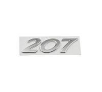 Emblem Letters for Peugeot 206 207 301 308 408 508 307,Rear Trunk Emblem Logo Badge Letters Sticker Decal Rear Tailgate Side Fender Nameplate 3M Adhesive ABS Car Decoration Accessories