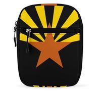 Emblem of Arizona Small Crossbody Bag Unisex | Mini Satchel Men Women Adjustable Sling Shoulder Strap Messenger
