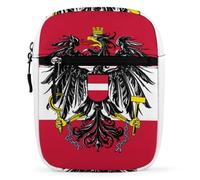 Emblem of Austria Austrian Flag Mini Crossbody Bag Unisex Anti-Theft Side Shoulder Bags Travel Small Messenger Bag